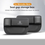 Load image into Gallery viewer, Leather For Mercedes Benz Car Seat Gap Filling Bag Storage box Water Cup holder Benz A B C E S Class GLB GLC GLE SLK SLC SLK SLC