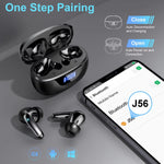 Load image into Gallery viewer, Wireless Headphones,Bluetooth 5.3 Stereo Earphones in Ear with 4 ENC Mic Clear Calls,Noise Cancelling Ear Buds,48H battery life.