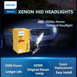 Load image into Gallery viewer, Philips Xenon Original D1S D2S D2R D3S D4S Standard 35W 4200K White Car HID Headlight Germany Bulb Replace High Low Beam Pair