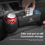 Load image into Gallery viewer, Leather For Mercedes Benz Car Seat Gap Filling Bag Storage box Water Cup holder Benz A B C E S Class GLB GLC GLE SLK SLC SLK SLC
