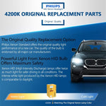 Load image into Gallery viewer, Philips Xenon Original D1S D2S D2R D3S D4S Standard 35W 4200K White Car HID Headlight Germany Bulb Replace High Low Beam Pair