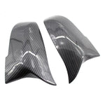 Load image into Gallery viewer, Rearview Mirror Shells Side Wing Mirror Cover Cap Carbon Fiber Style Pair Replacement For BMW F32 F30 F31 F33 F36