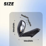 Load image into Gallery viewer, Car Rear View Blind Spot Mirror Adjustable Wide Angle Rear View Mirrors Auto Hood Head Cover Sand Plate Side Mirror for Suv Jeep
