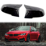 Load image into Gallery viewer, Rearview Mirror Shells Side Wing Mirror Cover Cap Carbon Fiber Style Pair Replacement For BMW F32 F30 F31 F33 F36
