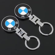 Enamel Double-sided BMW Car Logo Metal Keychain Couple Car Key Ring Pendant Decoration