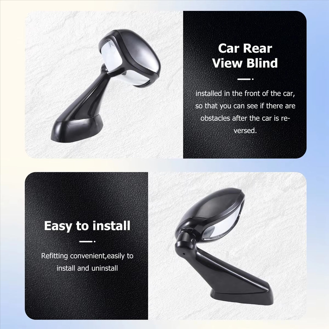 Car Rear View Blind Spot Mirror Adjustable Wide Angle Rear View Mirrors Auto Hood Head Cover Sand Plate Side Mirror for Suv Jeep