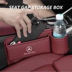 Load image into Gallery viewer, Leather For Mercedes Benz Car Seat Gap Filling Bag Storage box Water Cup holder Benz A B C E S Class GLB GLC GLE SLK SLC SLK SLC
