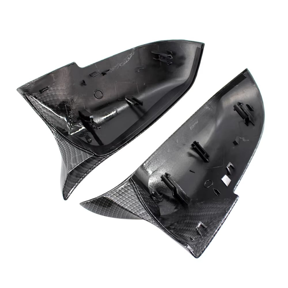 Rearview Mirror Shells Side Wing Mirror Cover Cap Carbon Fiber Style Pair Replacement For BMW F32 F30 F31 F33 F36