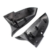 Rearview Mirror Shells Side Wing Mirror Cover Cap Carbon Fiber Style Pair Replacement For BMW F32 F30 F31 F33 F36