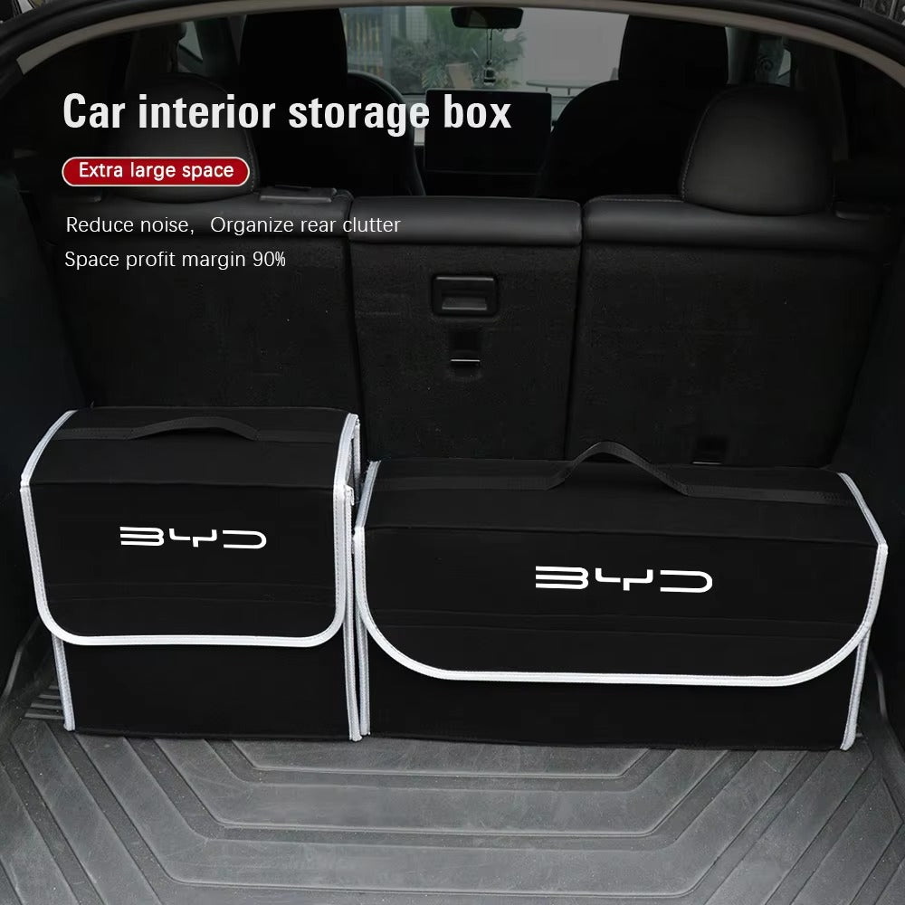 Car Trunk Organizer Box Large Capacity Folding Storage Bag For BYD Atto 3 Yuan Plus Han Tang EV F3 E6 Dmi Song F0 Qin Pro G3 I3