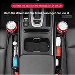 Load image into Gallery viewer, Leather For Mercedes Benz Car Seat Gap Filling Bag Storage box Water Cup holder Benz A B C E S Class GLB GLC GLE SLK SLC SLK SLC
