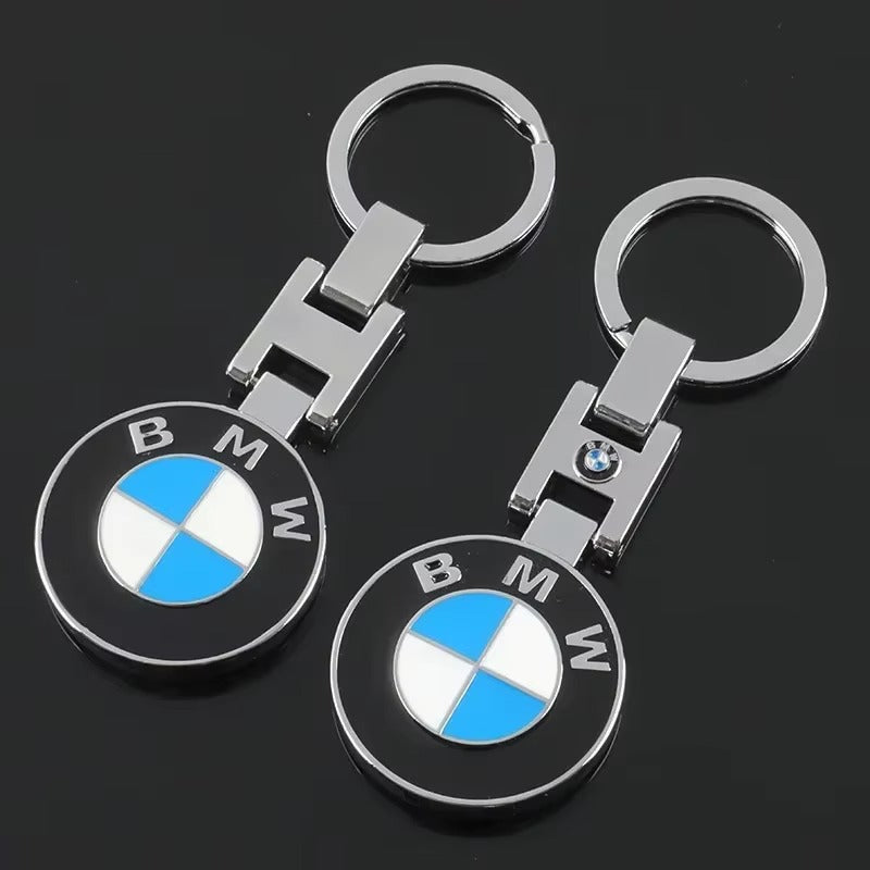 Enamel Double-sided BMW Car Logo Metal Keychain Couple Car Key Ring Pendant Decoration